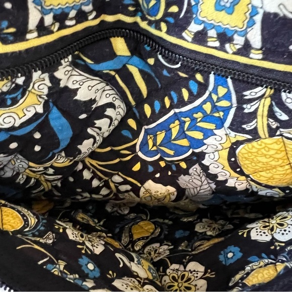 VERA BRADLEY Ellie Elephant 2012 Stroll Around Baby Diaper Bag Tote Blue Yellow - Picture 10 of 17